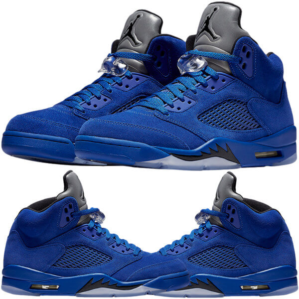Jordan 5 Blue Suede 5s Sneaker Clothing | XGear101.com