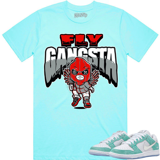 April Dunks Shirt - Dunks SB April Sneaker Tees - Red Fly Gangsta