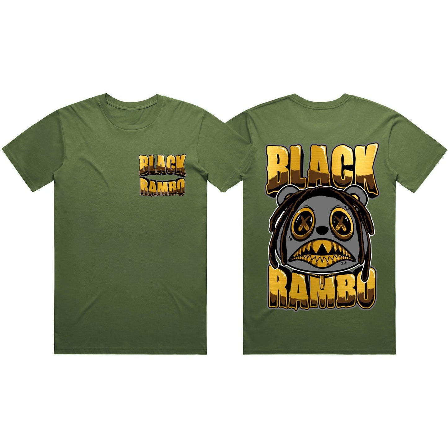 Black Rambo x Baws Collab - Shirts