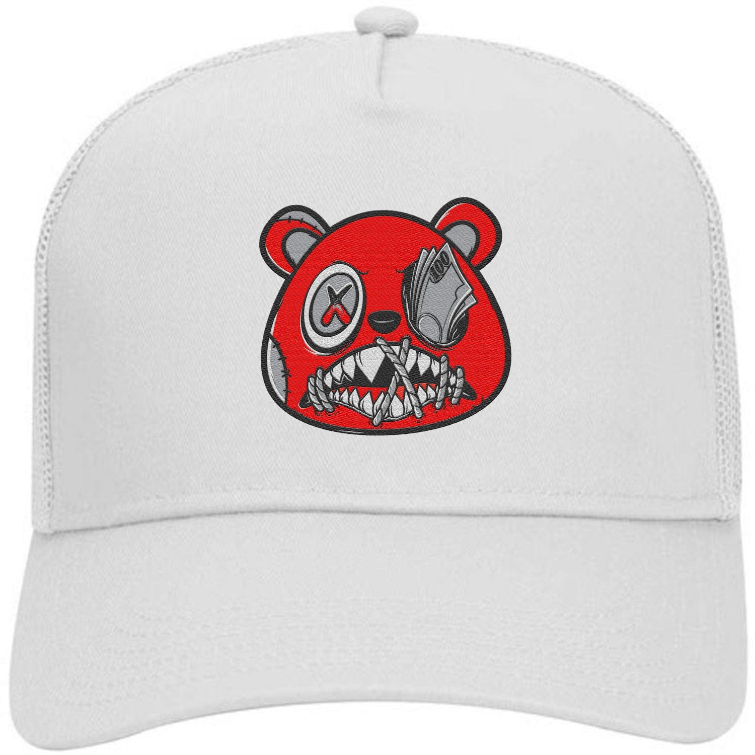 Cherry 12s Trucker Hats - Jordan 12 Cherry Hats - Money Talks