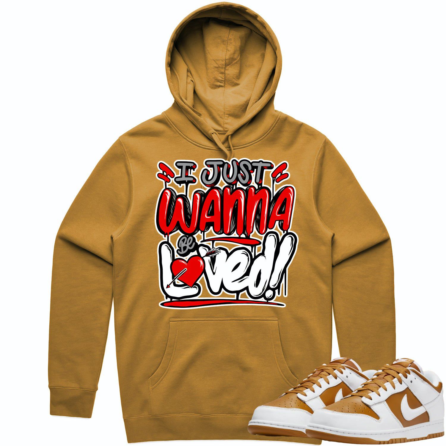 Curry Dunks Hoodie - Curry Dunks Low Hoodie - Red Loved