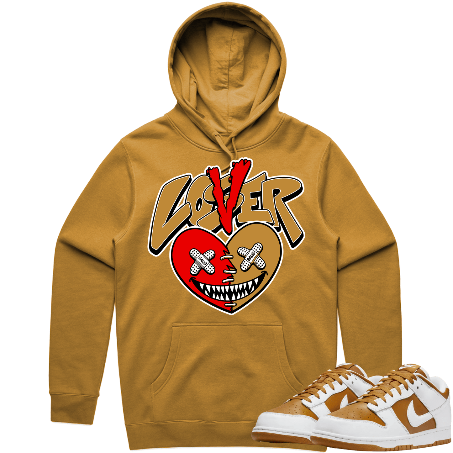 Curry Dunks Hoodie - Dunks Hoodies - Wheat Lover Loser