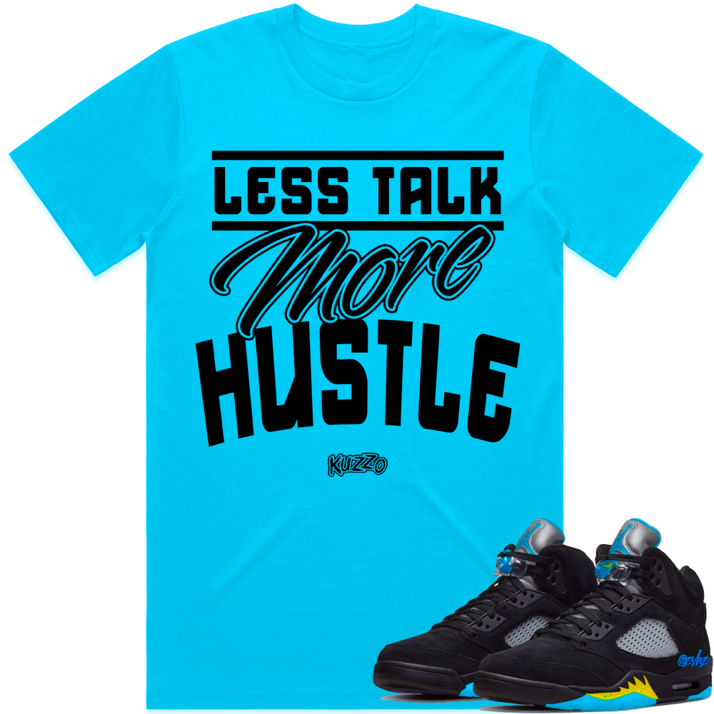Jordan 5 Aqua 5s Sneaker Tees