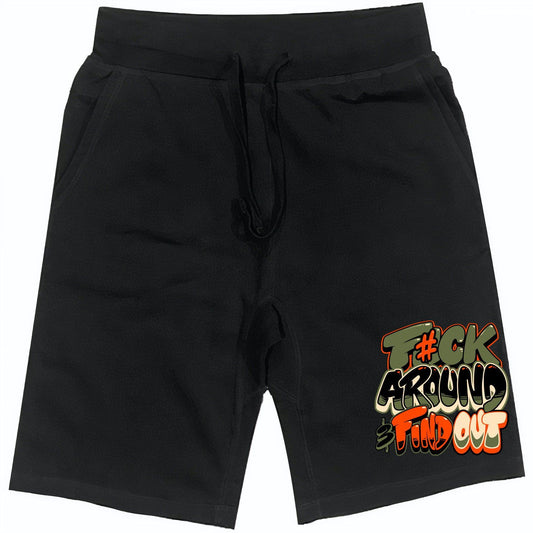 Jordan Retro 5 Olive 5s Shorts - Celadon F#ck Around