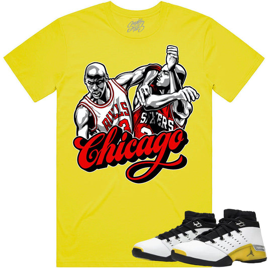 Lightning 17s Shirts - Jordan 17 Lightning Sneaker Tees - Chicago