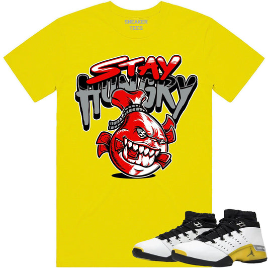 Lightning 17s Shirts - Jordan 17 Lightning Sneaker Tees - Stay Hungry
