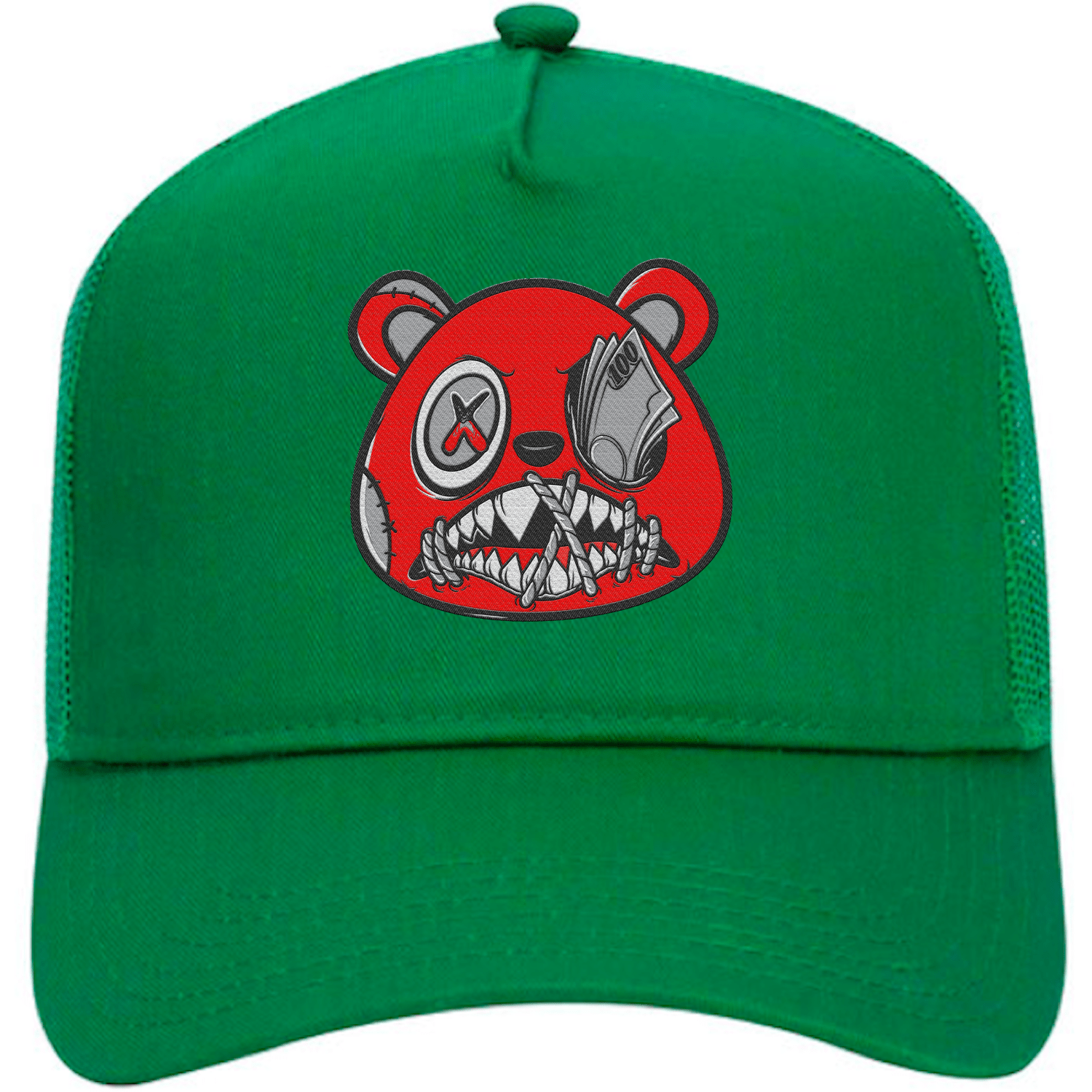Lucky Green 5s Trucker Hats - Jordan 5 Lucky Green 5s Hats - Money