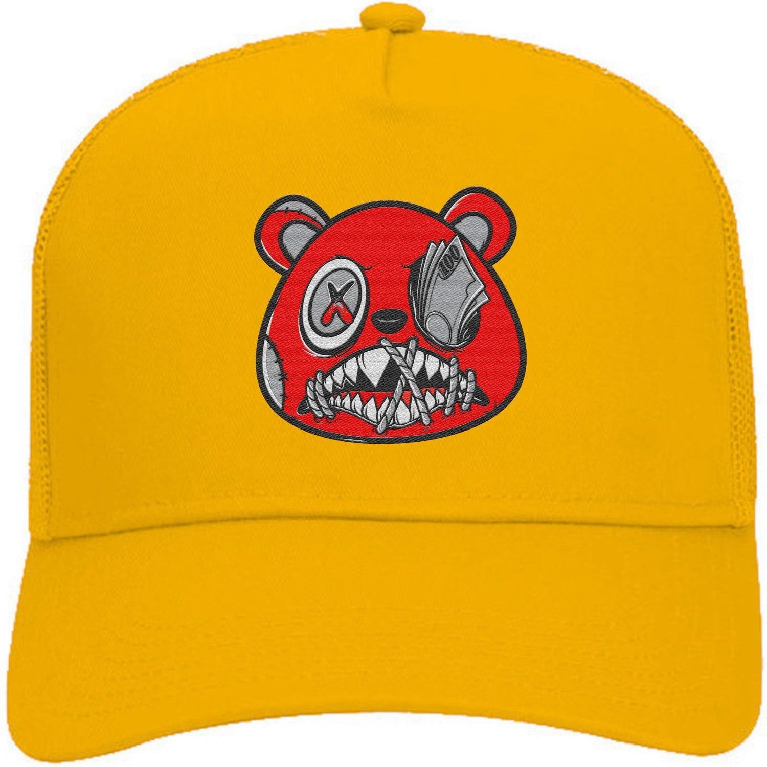 Ochre 6s Trucker Hats - Jordan 6 Ochre 6s Hats - Red Money Talks Baws