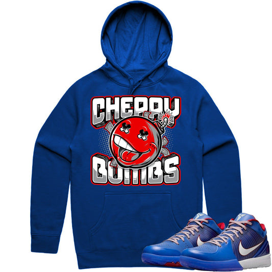 Philly 4s Hoodie - Kobe 4 Philly Hoodies to Match - Cherry Bombs