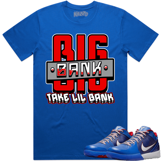 Philly 4s Shirt - Kobe 4 Philly Sneaker Tees - Red Big Bank