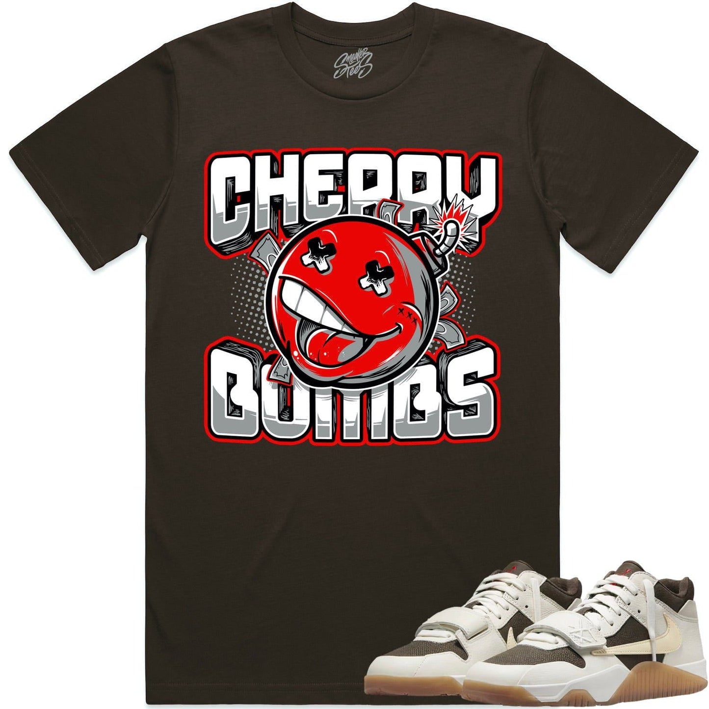 Travis Scott x Jordan Jumpman Jack Sail Shirt to Match - Cherry Bombs