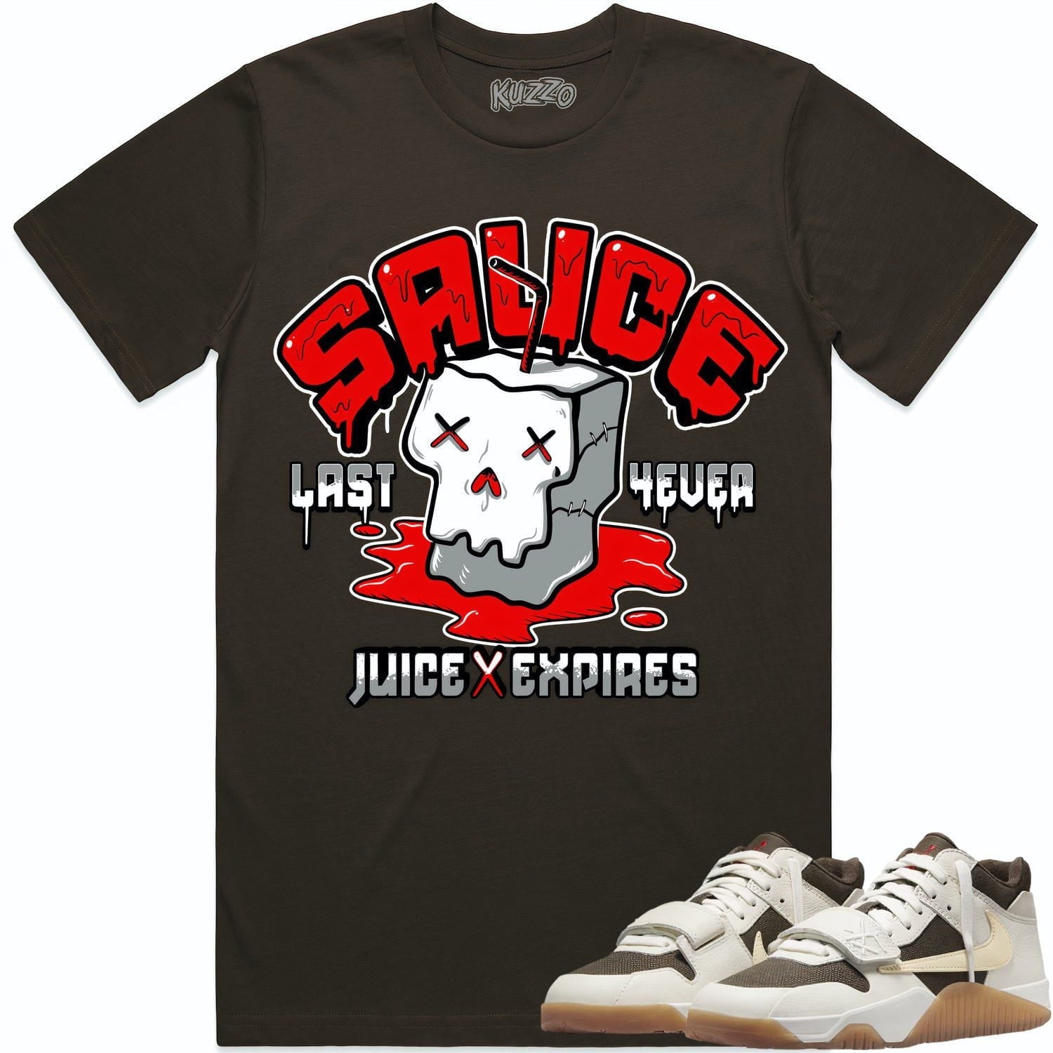 Travis Scott x Jordan Jumpman Jack Sail Shirt to Match - Sauce