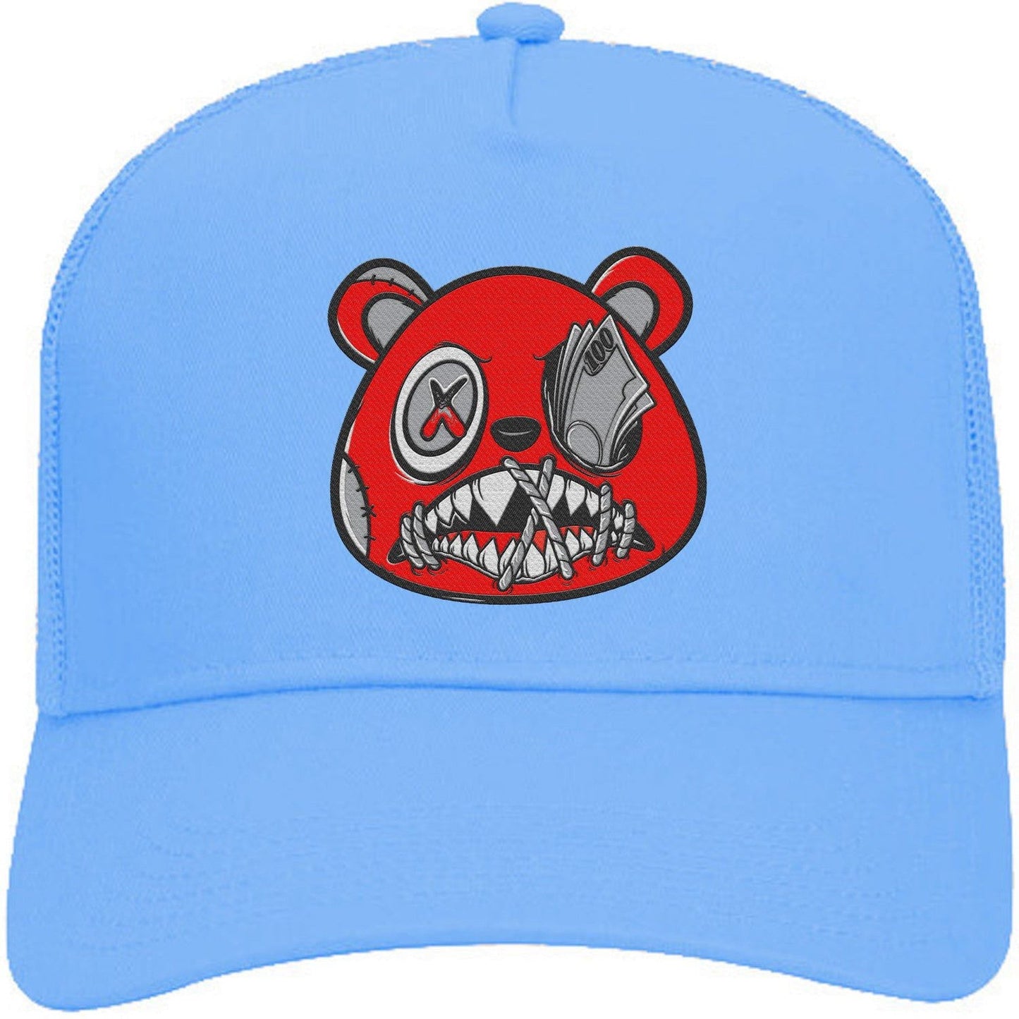 UNC 5s Trucker Hats - Jordan 5 University Blue Hats - Money Talks Baws