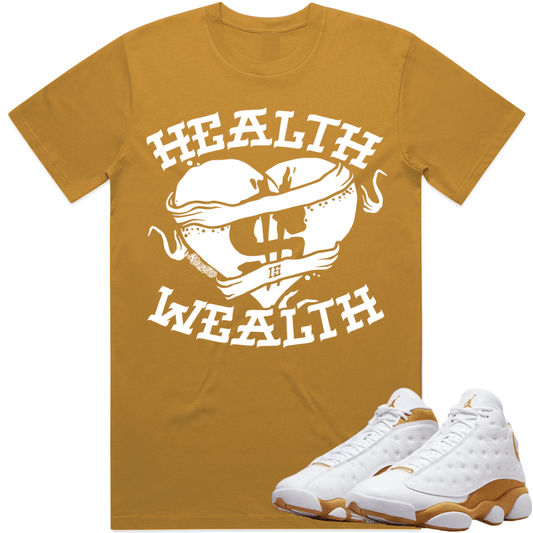 Wheat 13s Shirt to Match - Jordan 13 Wheat Sneaker Tees - Health