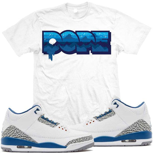 Wizard 3s Shirts to Match - Jordan Retro 3 Sneaker Tees - Dope Sky