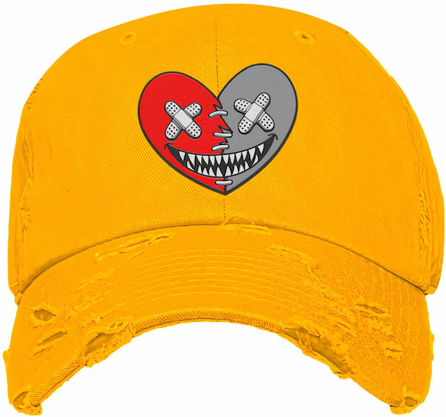 Yellow Ochre 6s Dad Hat - Jordan 6 Ochre 6s Hats - Red Heart Baws