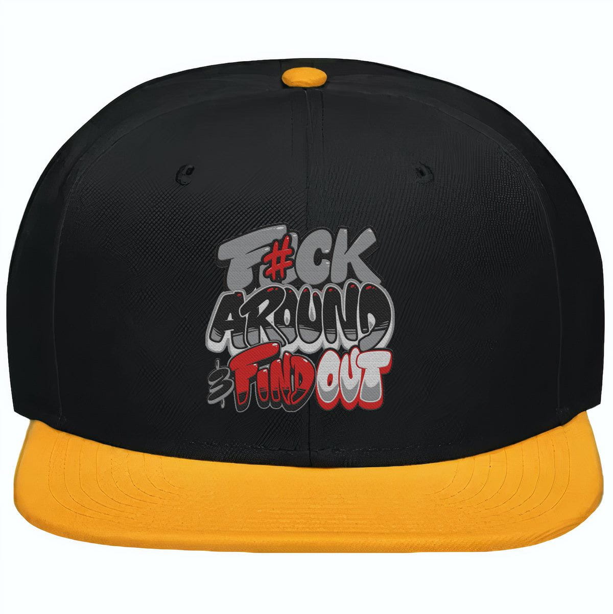 Yellow Ochre 6s Snapback Hat - Jordan 6 Ochre 6s Hats - F#ck