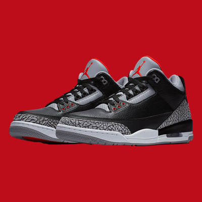 Black Cement 3s Sneaker Clothing