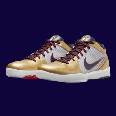 Kobe 4 Gold Medal Sneaker Clothing