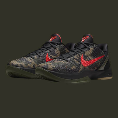 Kobe 6 Italian Camo 6s Sneaker Clothing