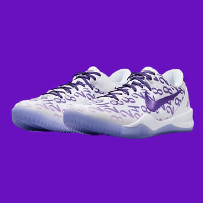 Kobe 8 Court Purple 8s Sneaker Clothing