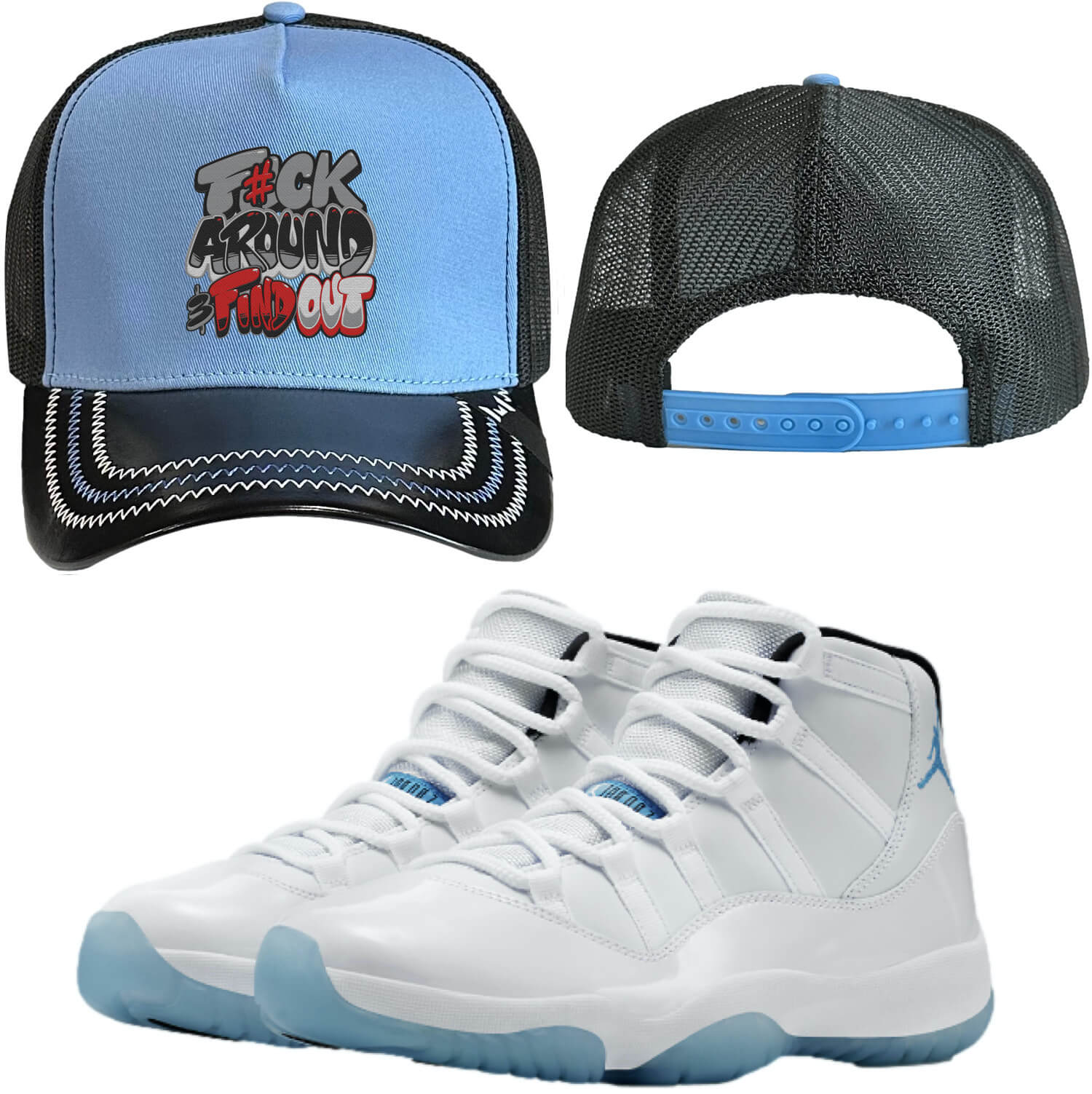 Legend Blue 11s Hats