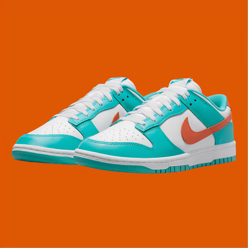 Miami Dolphins Dunks Sneaker Clothing