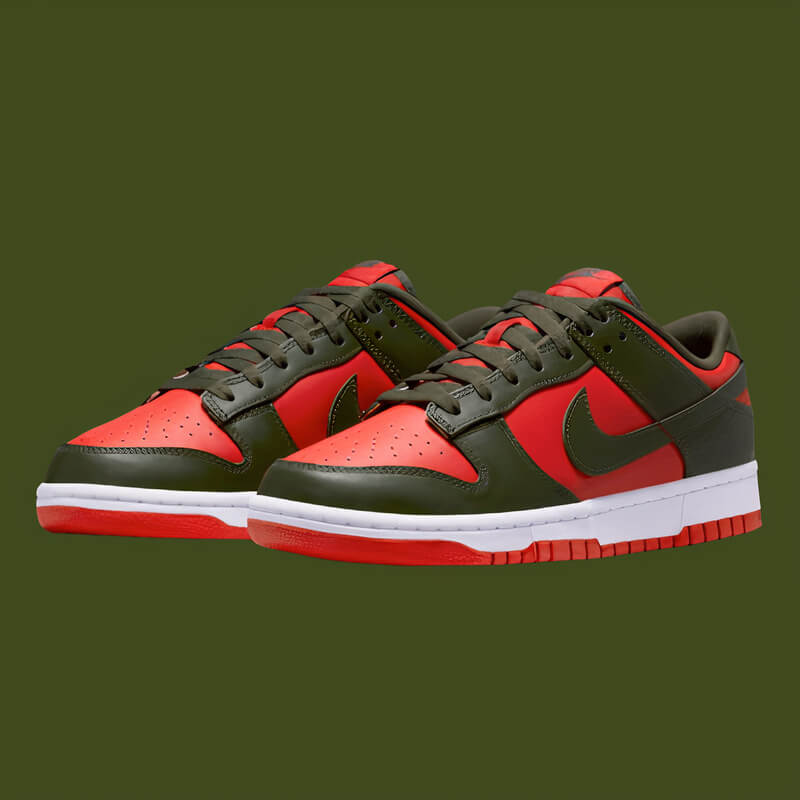 Mystic Red Cargo Dunks Sneaker Clothing