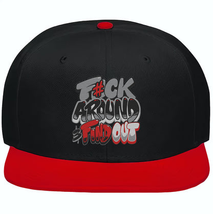 Black Cement 3s Snapback Hat - Jordan 3 Hat to Match - F#ck