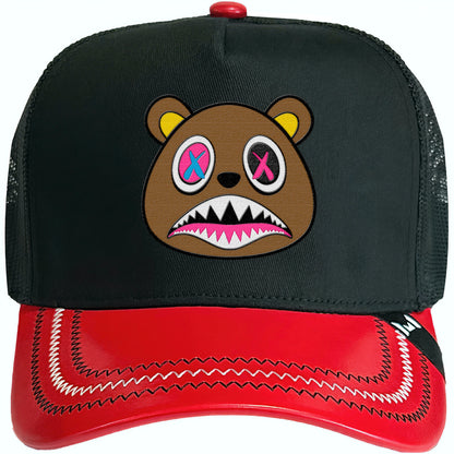 Bred 4s Trucker Hat - Jordan 4 Hat to Match - Crazy Baws