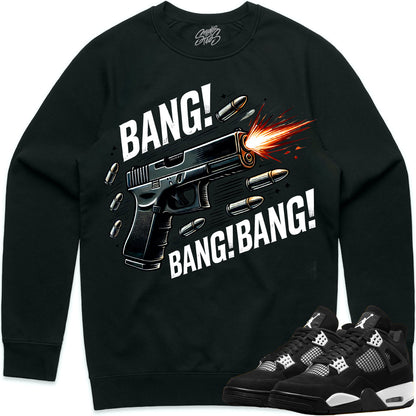 White Thunder 4s Sweater to Match - Jordan 4 Sneaker Tees - Bang!