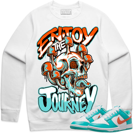 Miami Dolphin Dunks Sweater to Match - Enjoy Journey