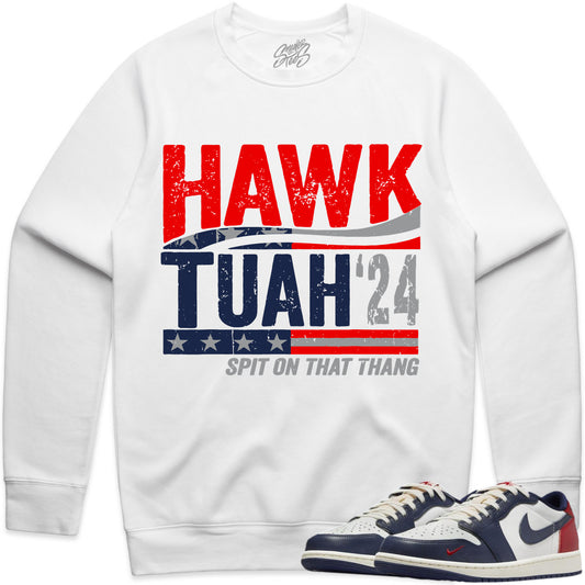 Jordan 1 Low Howard Sweater to Match - Hawk