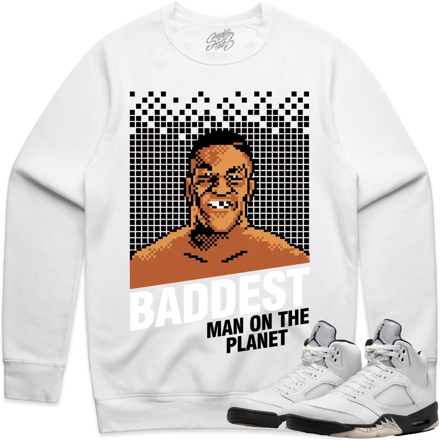 Reverse Metallic 5s Sweater to Match - Jordan 5 Sweatshirt - Baddest