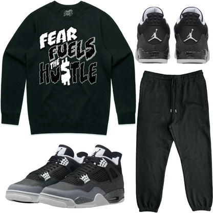 Fear 4s Sneaker Outfit - Sweater & Jogger Sweat Suit - Fear Hustle