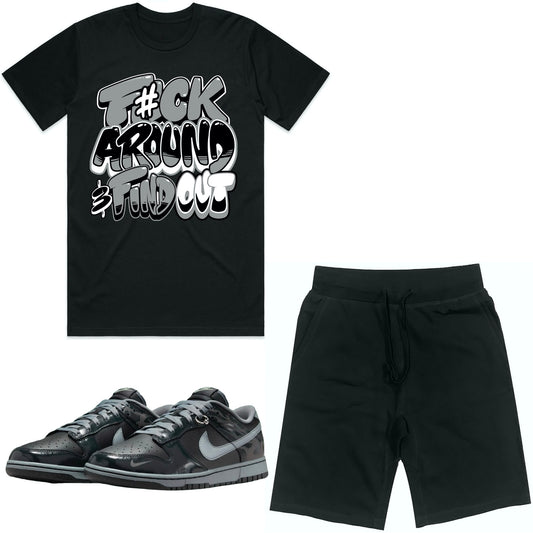 Berlin Dunks Sneaker Outfit - Shirt and Shorts - F#ck