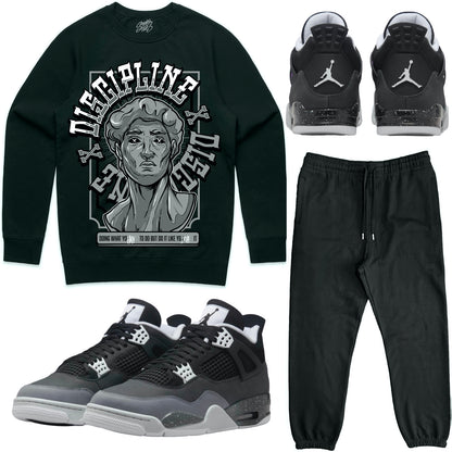 Fear 4s Sneaker Outfit - Sweater & Jogger Sweat Suit - Discipline