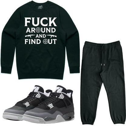 Fear 4s Sneaker Outfit - Sweater & Jogger Sweat Suit - FAK47