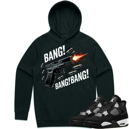 White Thunder 4s Hoodie to Match - Jordan 4 Sneaker Tees - Bang!