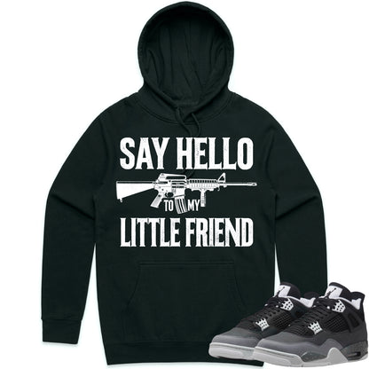 Fear 4s Hoodie to Match - Jordan 4 Sneaker Tees - Little Friend