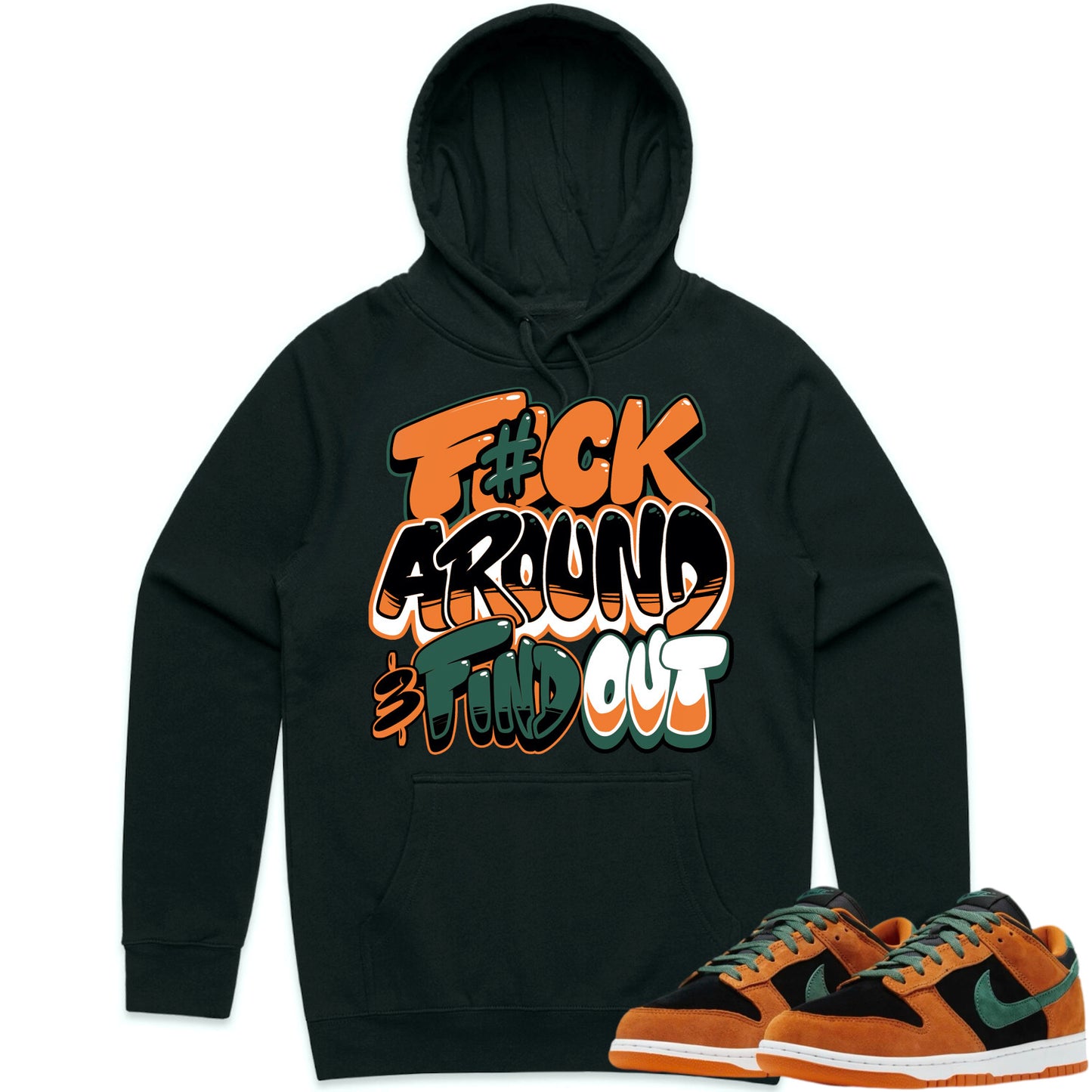 Ceramic Dunks Hoodie to Match - Jordan 3 Sneaker Tees - F#ck