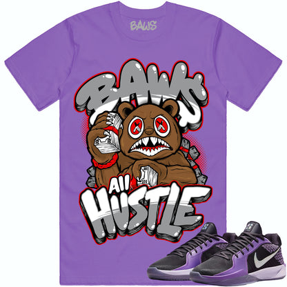 Jordan Sabrina 2 Tunnel Vision Cave Purple Shirt to Match - Hustle Baws