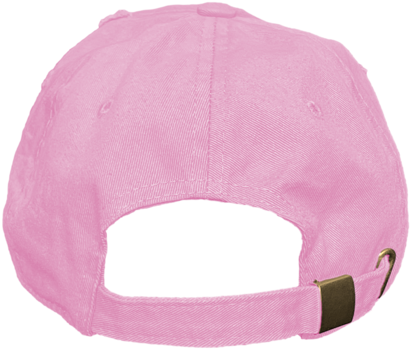 Blank Distressed Dad Hat Baseball Cap - Light Pink