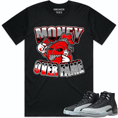 Wolf Grey 12s Shirt to Match - Jordan 12 Matching Sneaker Tees - Money Fame