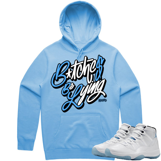 Jordan 11 Legend Blue Hoodie - Columbia 11s Hoodie to Match - BBL