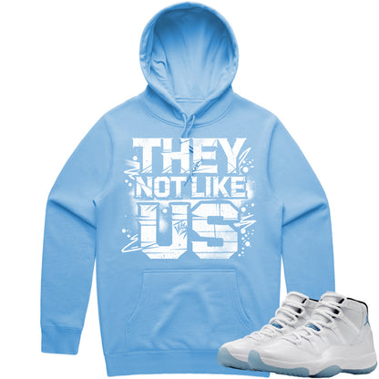 Jordan 11 Legend Blue Columbia 11s Hoodie to Match - TNLU