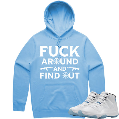 Jordan 11 Legend Blue Columbia 11s Hoodie to Match - FAK47