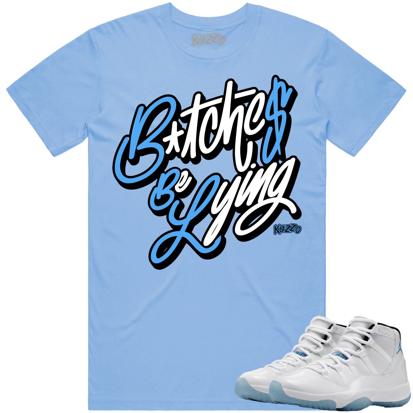 Legend Blue 11s Shirt - Jordan 11 Legend Blue Columbia 11s Sneaker Tees - BBL