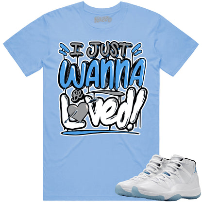 Legend Blue 11s Shirt - Jordan 11 Legend Blue Columbia 11s Sneaker Tees - Loved