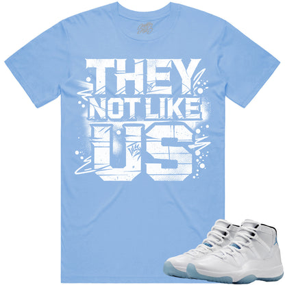 Jordan 11 Legend Blue Columbia 11s Sneaker Tees : Shirt to Match : TNLU